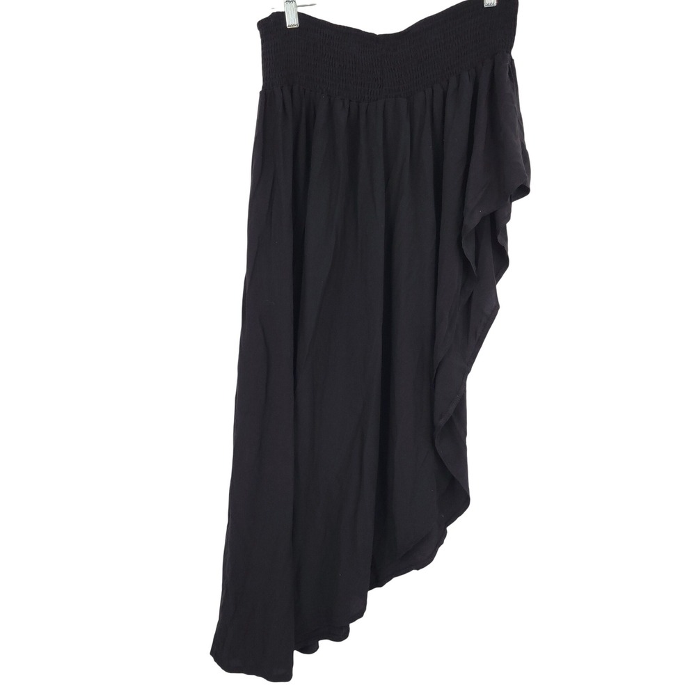 AFK Arena High Low Skirt Women XL Black Renfaire Goth Witchy Whimsigoth Cosplay